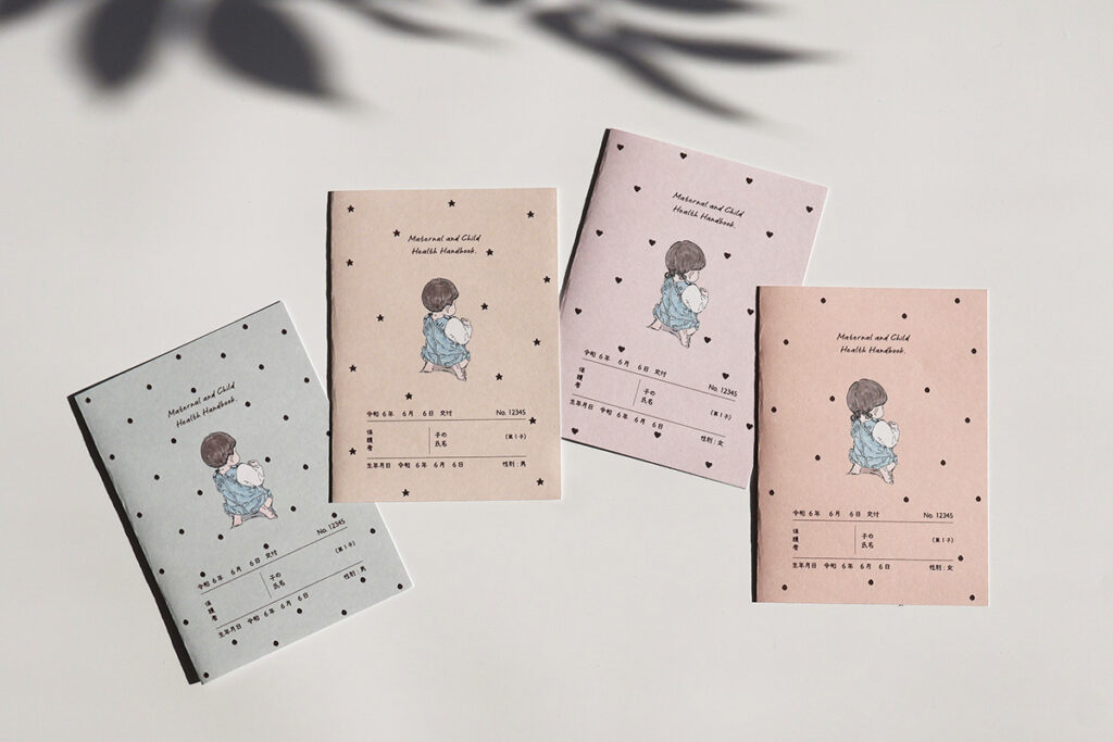 総柄デザインの母子手帳カバー（6種類）