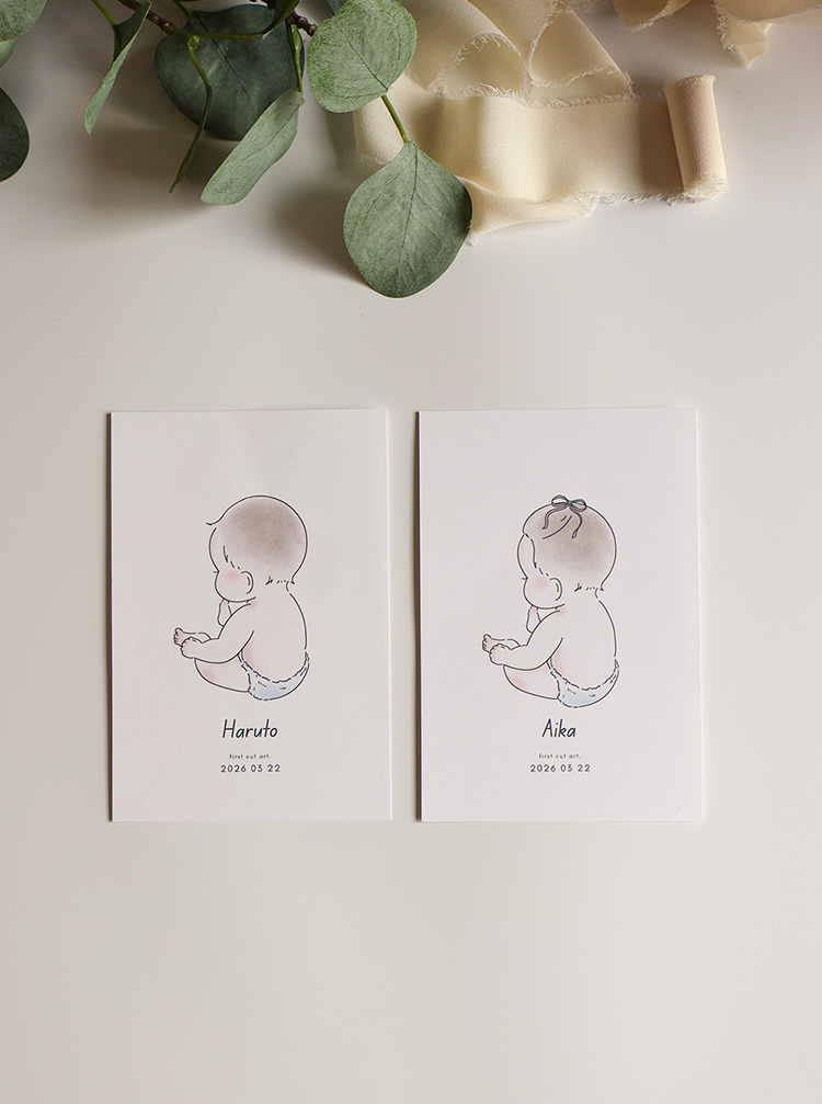 ファーストカットアートのシンプルなカラーデザインの無料テンプレート